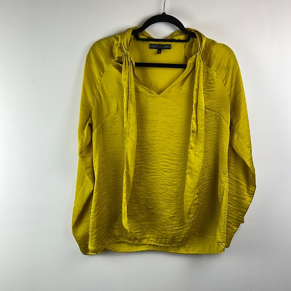 Forenza yellow blouse in size medium